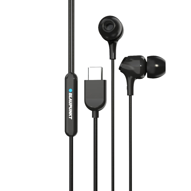 EM-01 Type C Wired Earphone with Noise Cancellation (Black)-81