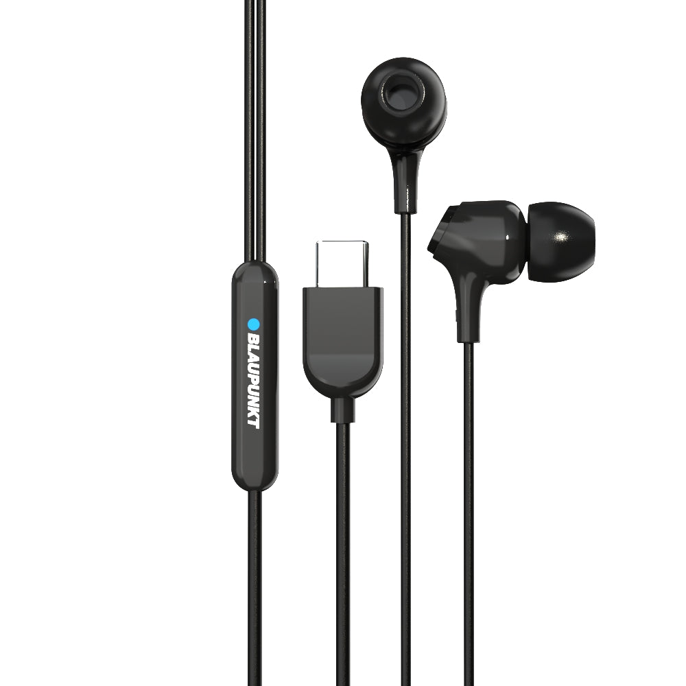 EM-01 Type C Wired Earphone with Noise Cancellation (Black)-82