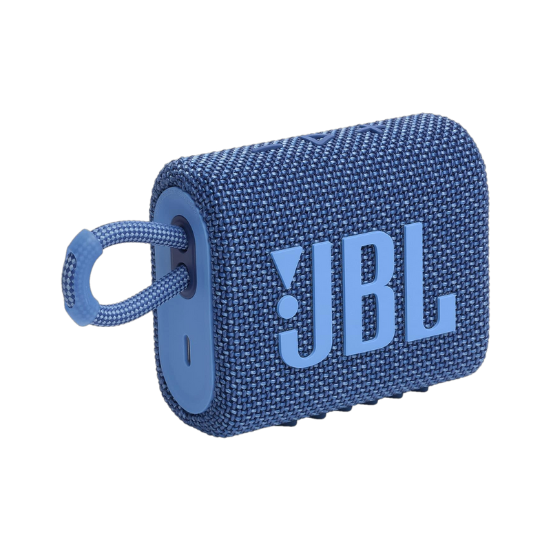 JBL Go 3 Ultra Portable ,Pro Sound,IP67 Water & Dust Resistant 4.2 W Bluetooth Speaker (Eco Blue, Mono Channel)