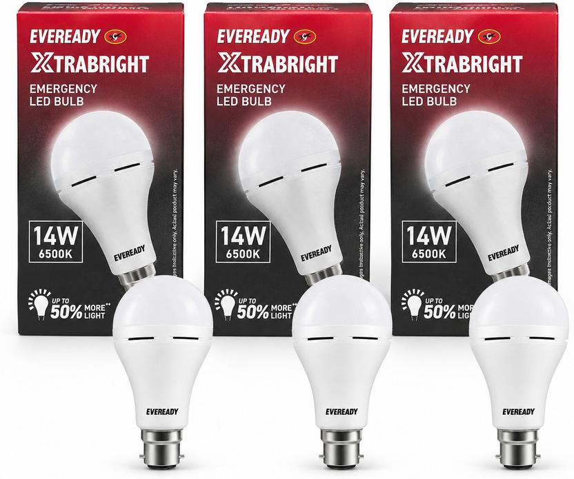 EVEREADY EV Xtrabright Emergency LED Bulb 14W 3 hrs Bulb Emergency Light