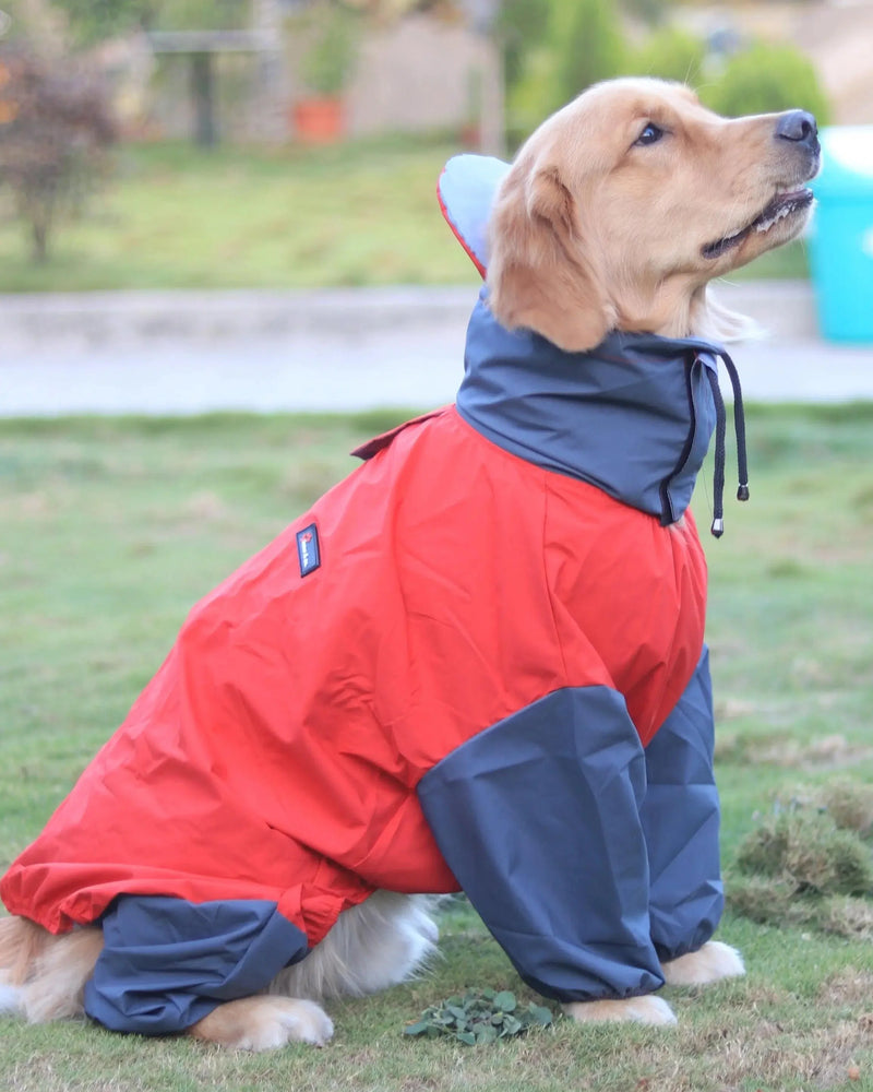 Full Body Jumpsuit Raincoat for Dogs - Waterproof & Windproof