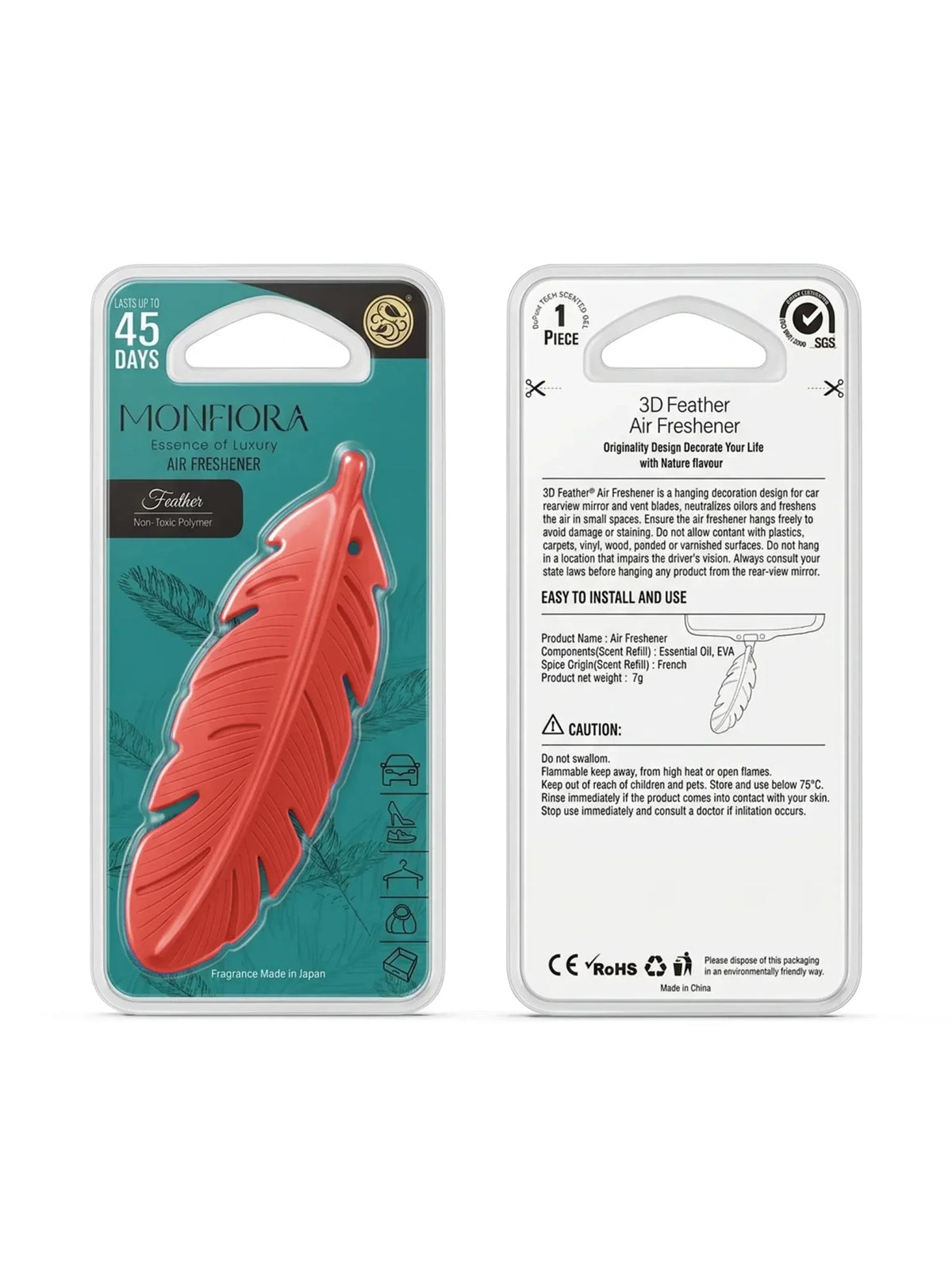 Feather Air Freshener – Cherry