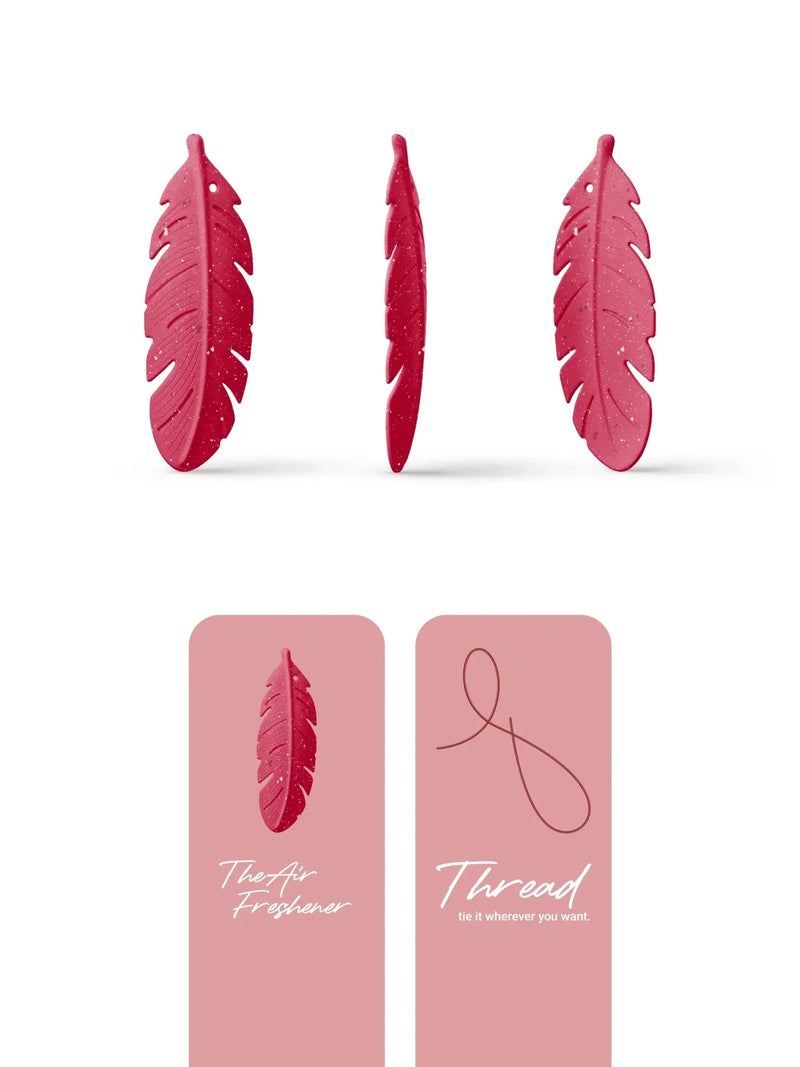 Feather Air Freshener – Rose & Black Currant