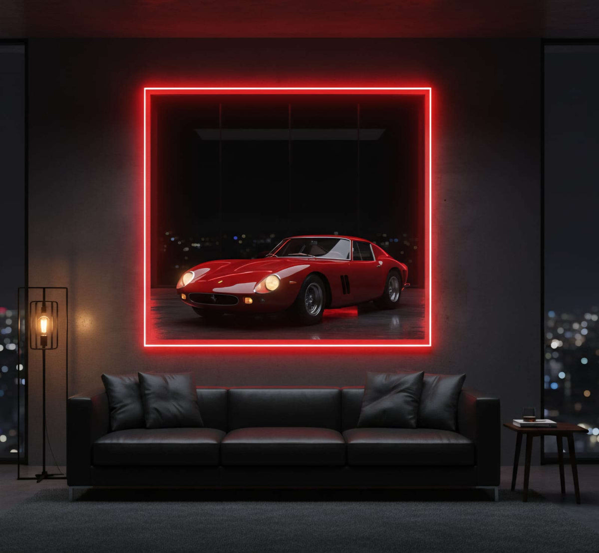 Ferrari Poster Neon Sign ?️? Neonsignsindia
