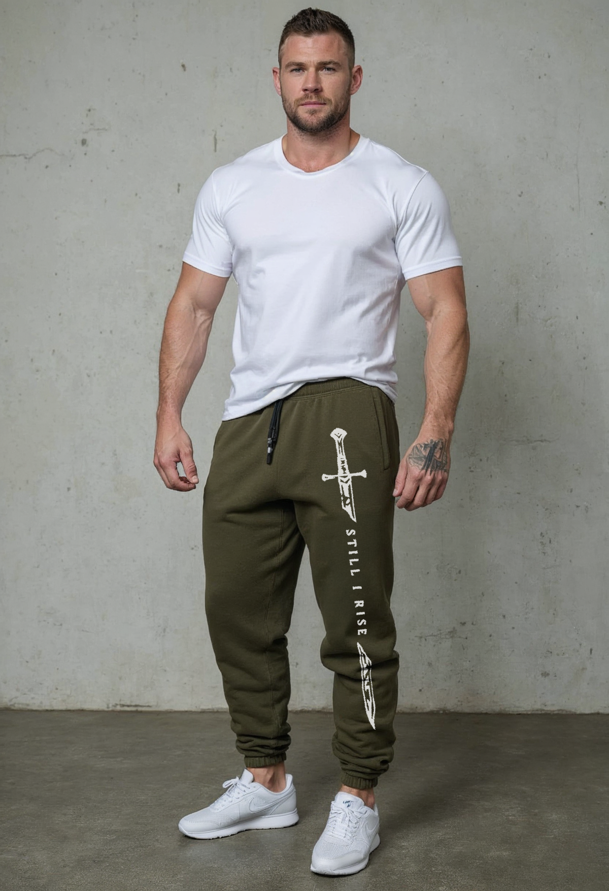 Still I Rise - Joggers P106 - Army Green