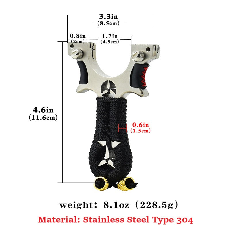 Marksman® Flying Bird Mercedes Benz Premium Stainless Steel Slingshot | Different Thickness Options