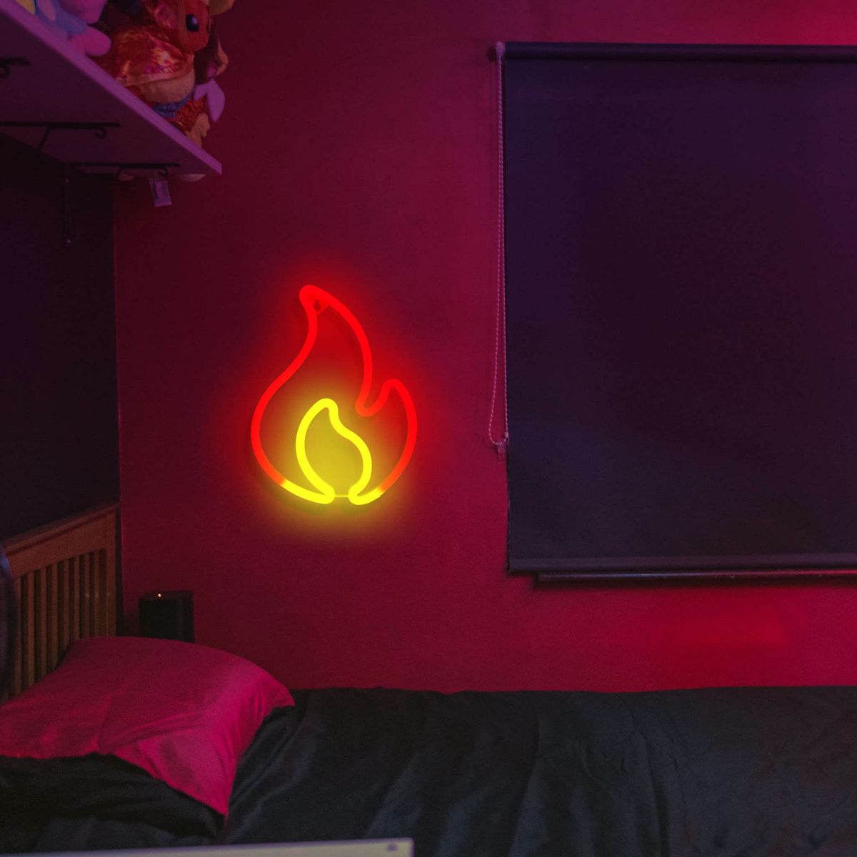 Flame Neon Sign (8x10 inches) Neonsignsindia