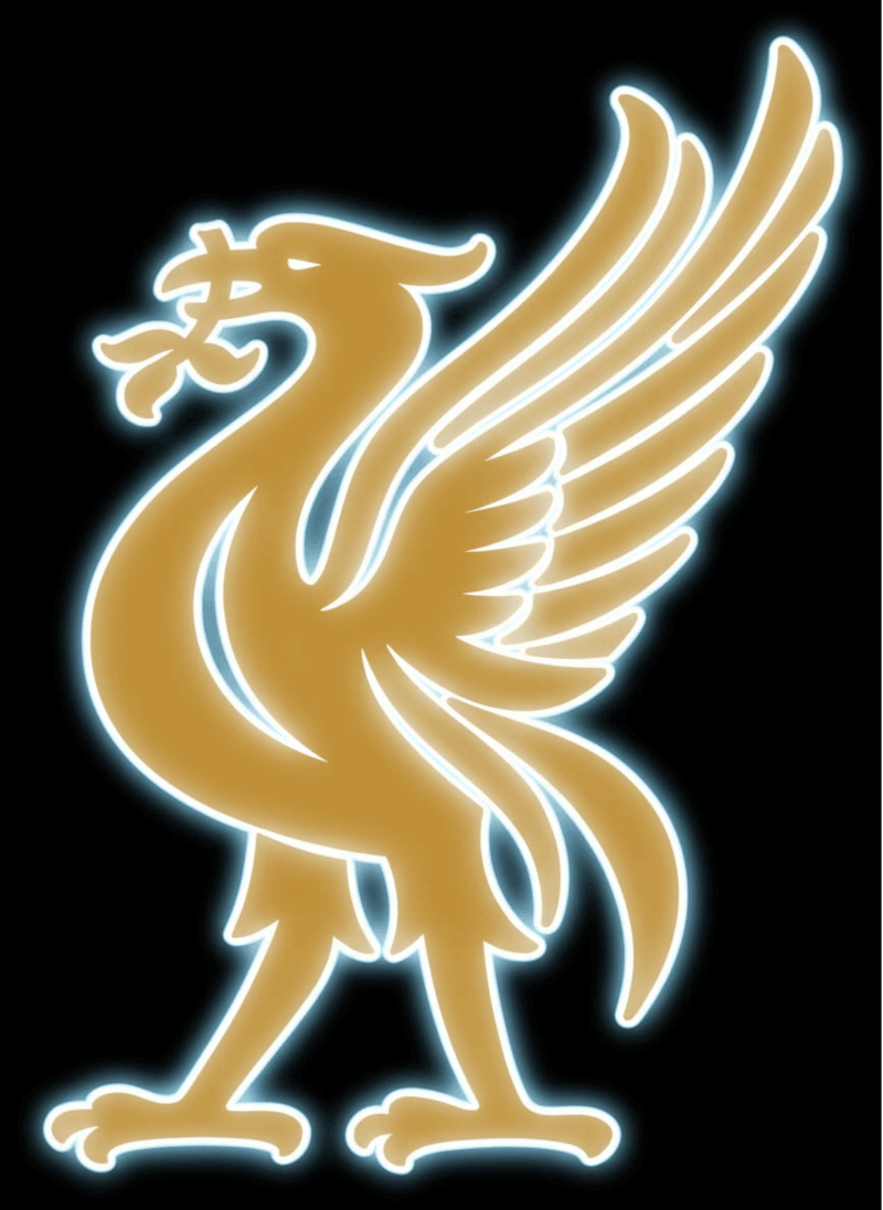 Football Logo Neon Liverpool UV print neon sign (12*18 inches) | Neon Signs India — Image 2