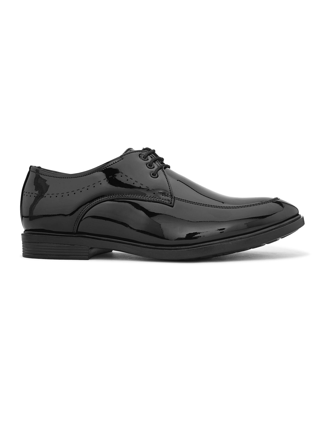 Men Synthetic Leather Lace-Ups Formal Derbys-3