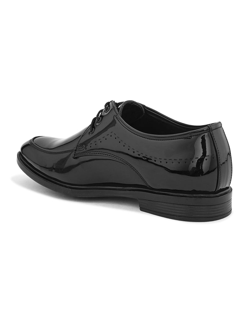 Men Synthetic Leather Lace-Ups Formal Derbys-4