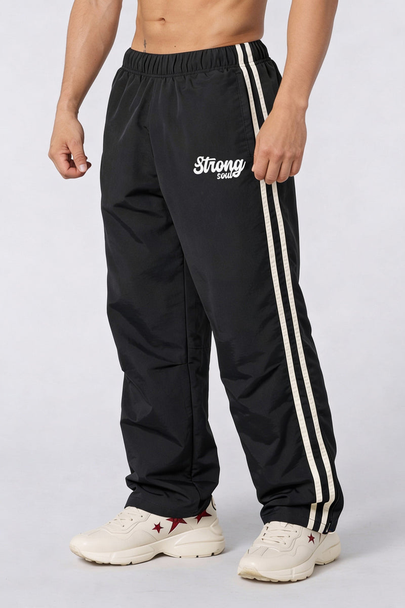 P109 - Black - Flagship Track Pants Polyester