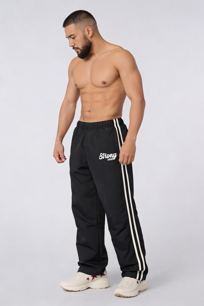 P109 - Black - Flagship Track Pants Polyester
