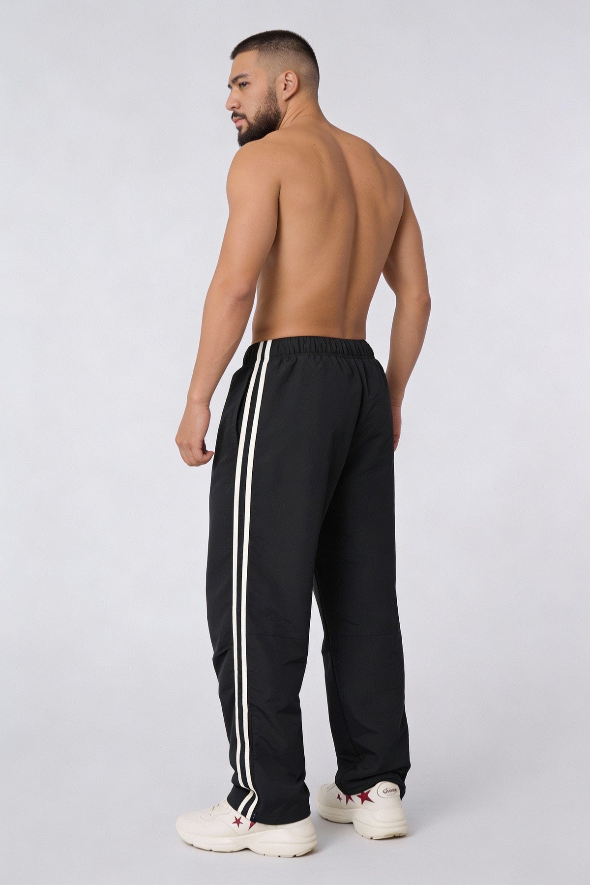 P109 - Black - Flagship Track Pants Polyester
