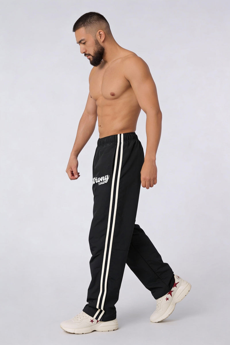 P109 - Black - Flagship Track Pants Polyester