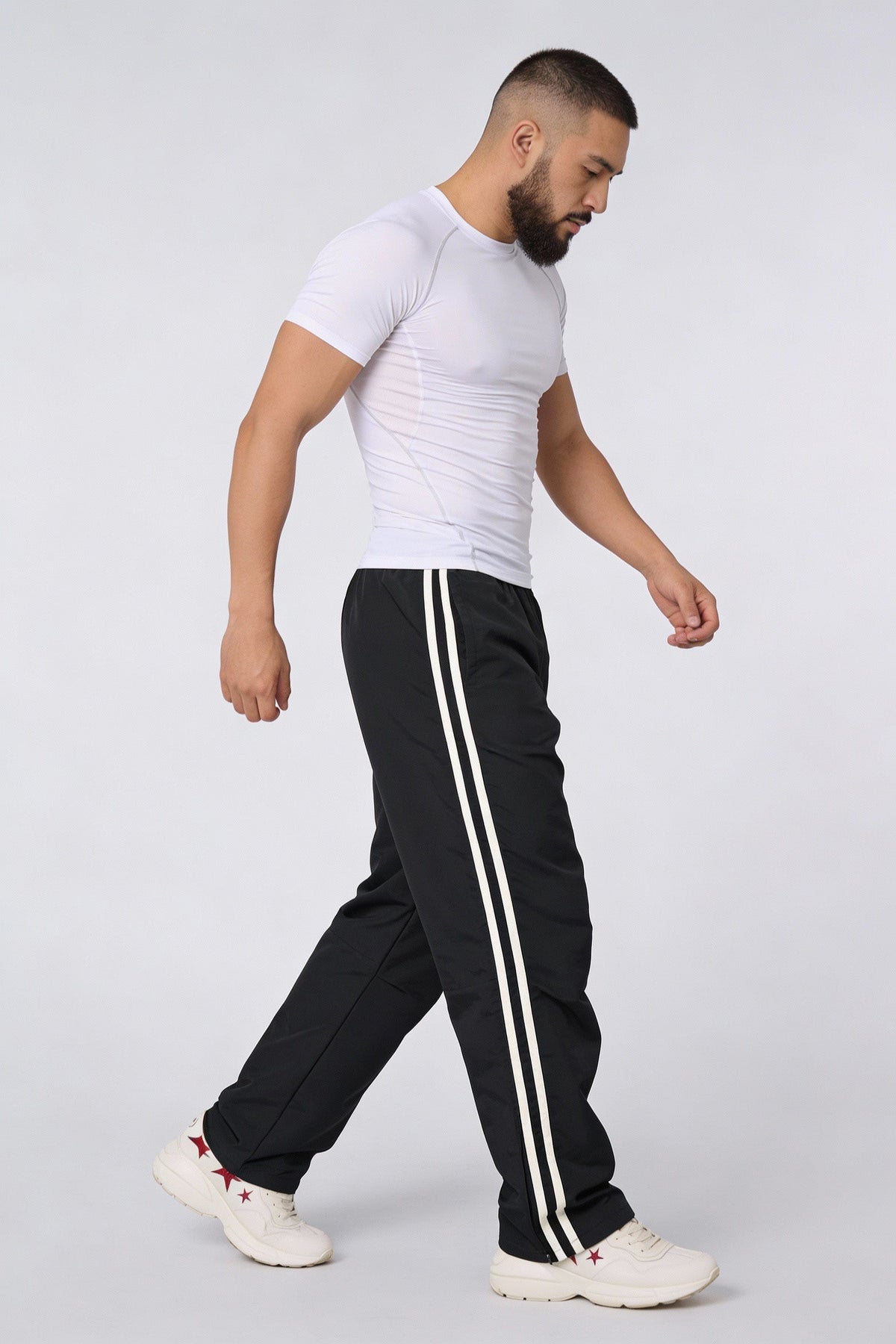P109 - Black - Flagship Track Pants Polyester