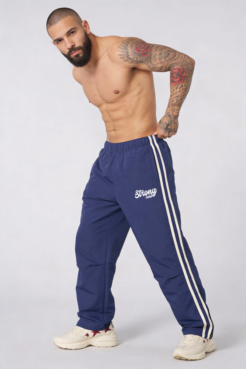 P109 - Blue - Flagship Track Pants Polyester