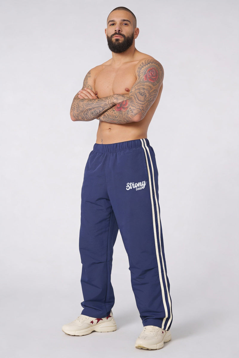 P109 - Blue - Flagship Track Pants Polyester