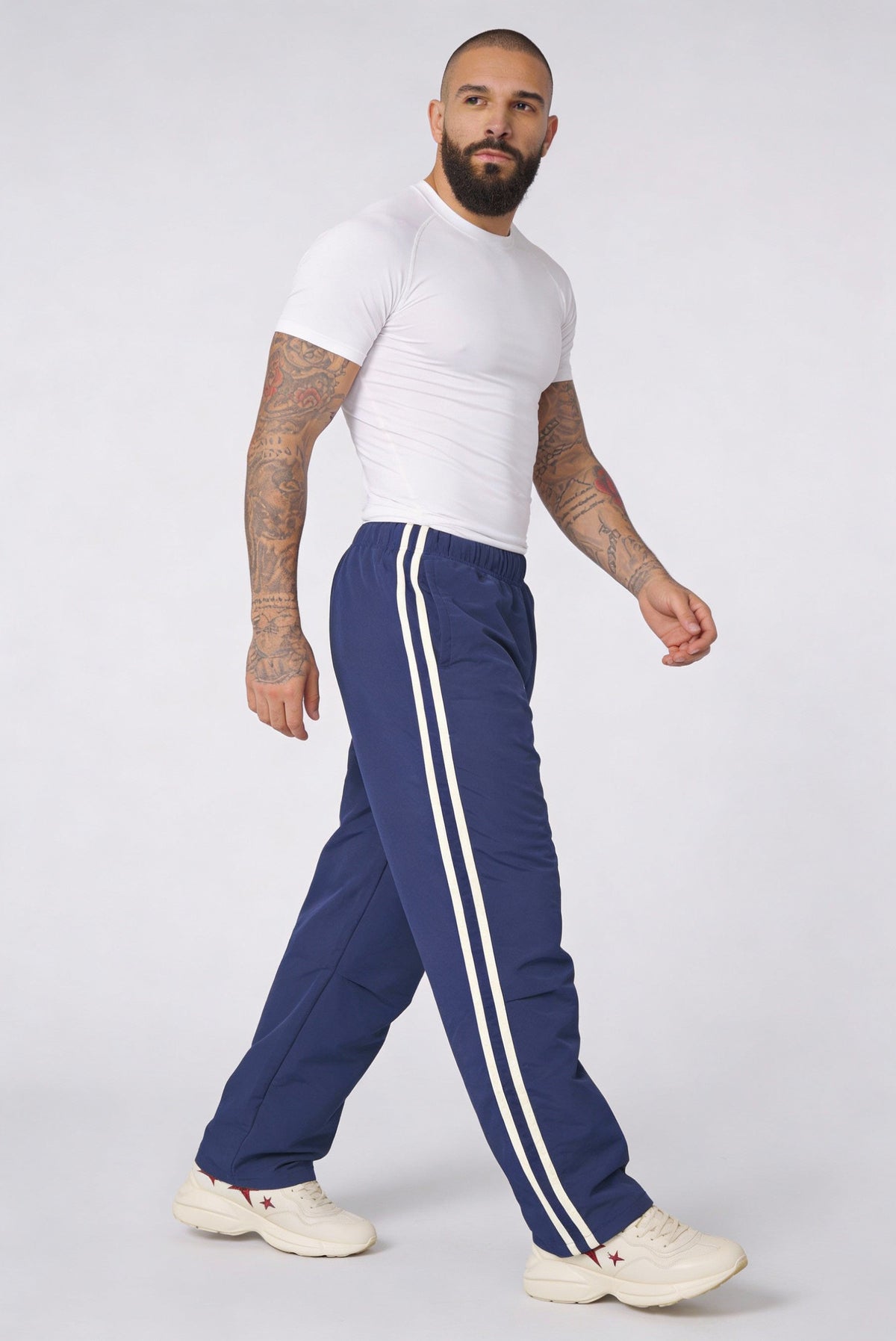 P109 - Blue - Flagship Track Pants Polyester