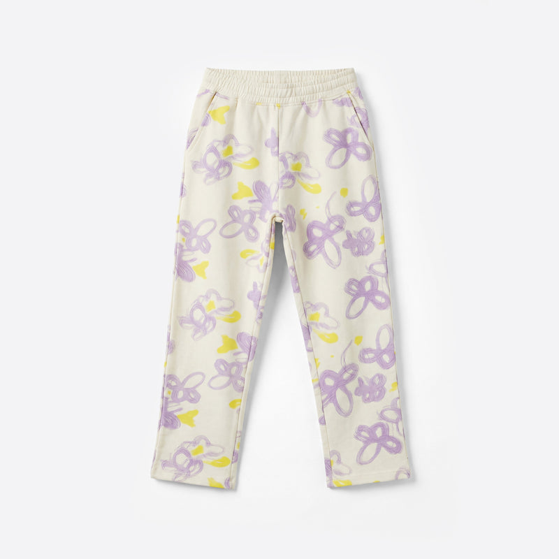 Lavender Long Island Cotton Cropped Co-ord Set
