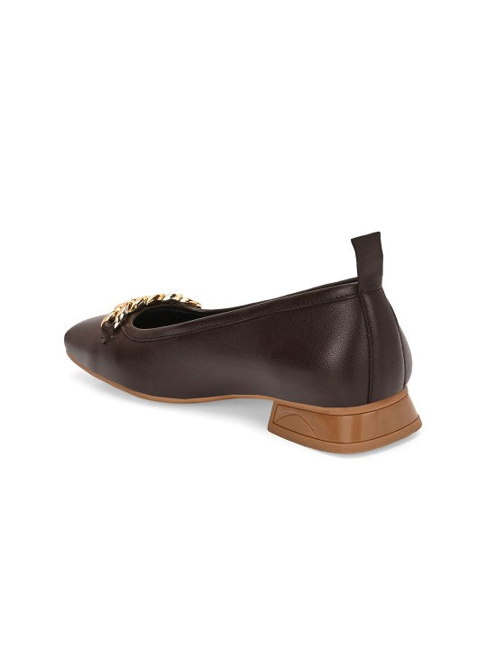 El Paso Women Ballerinas with Buckles Flats-3