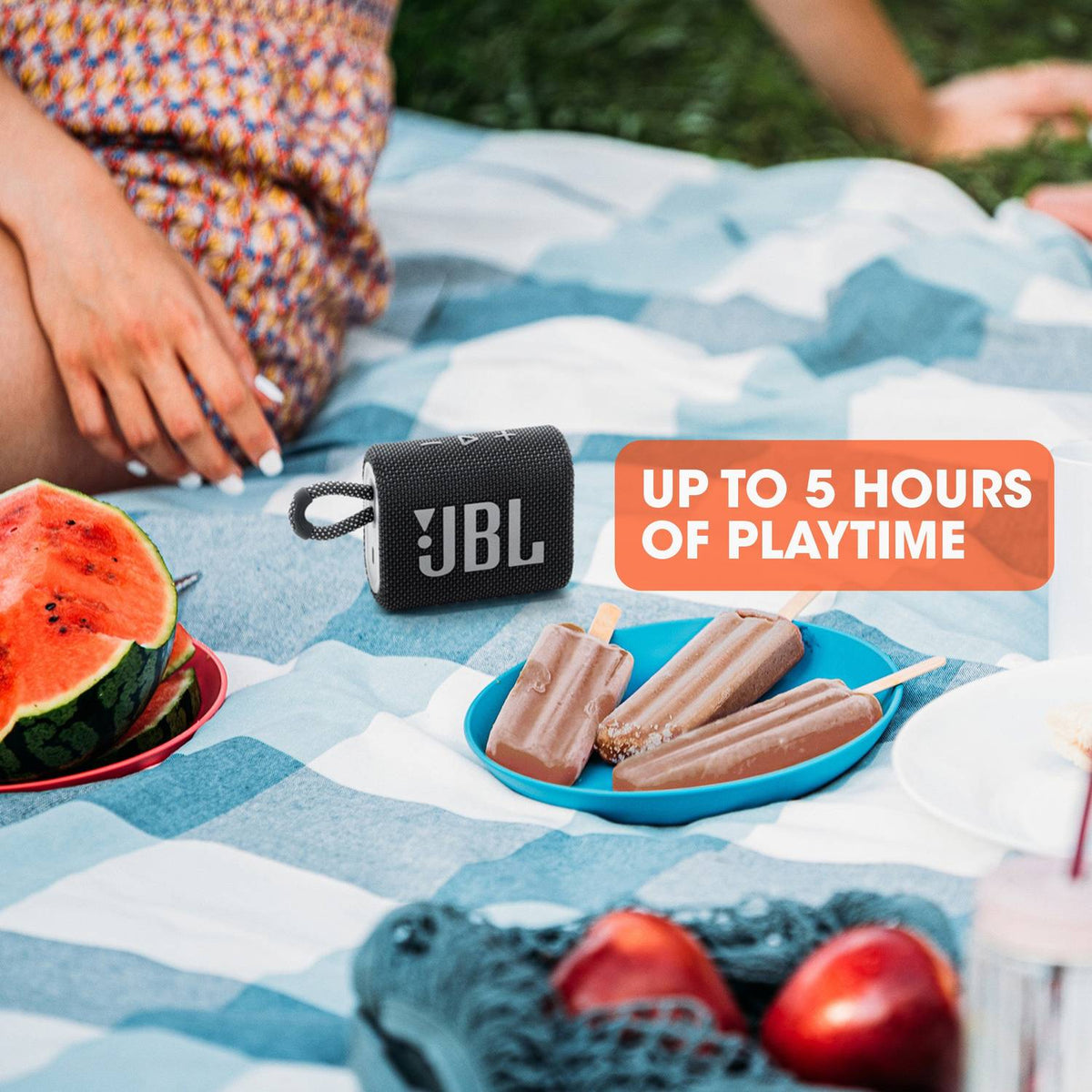 JBL GO 3 w 4.2 W Bluetooth Speaker (Black, Mono Channel)
