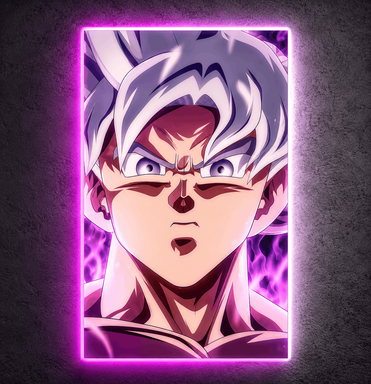 Goku Ultra Instinct LED Panel Neonsignsindia