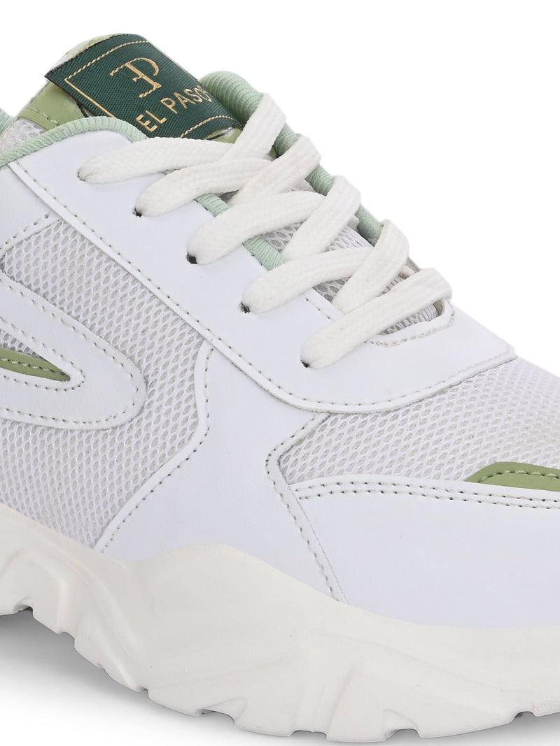 Women Solid Round Toe Lightweight Sneakers-8