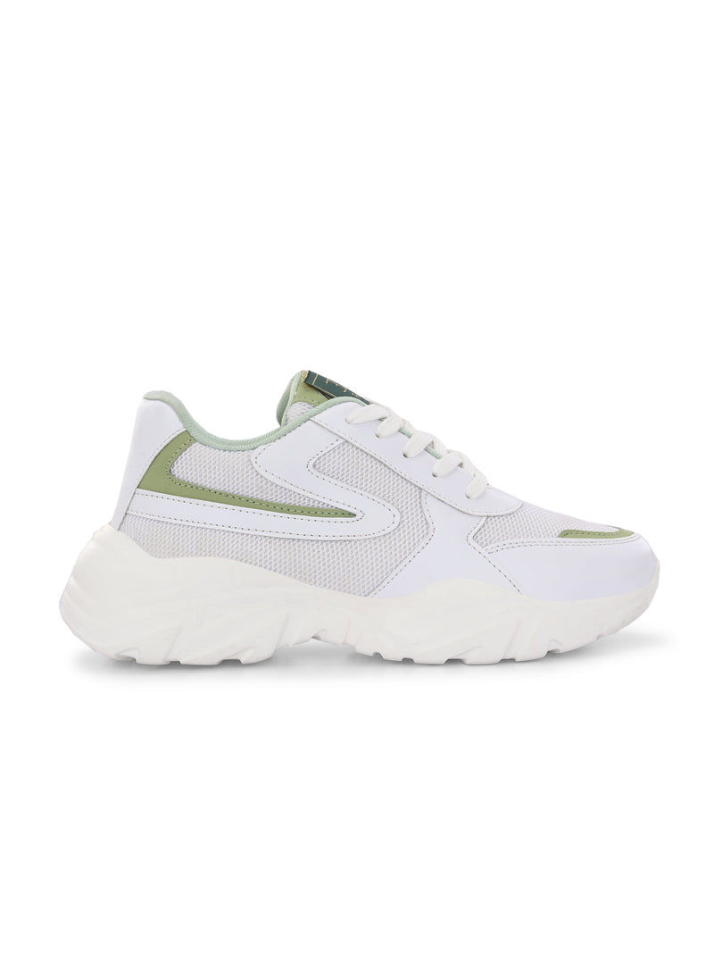 Women Solid Round Toe Lightweight Sneakers-9