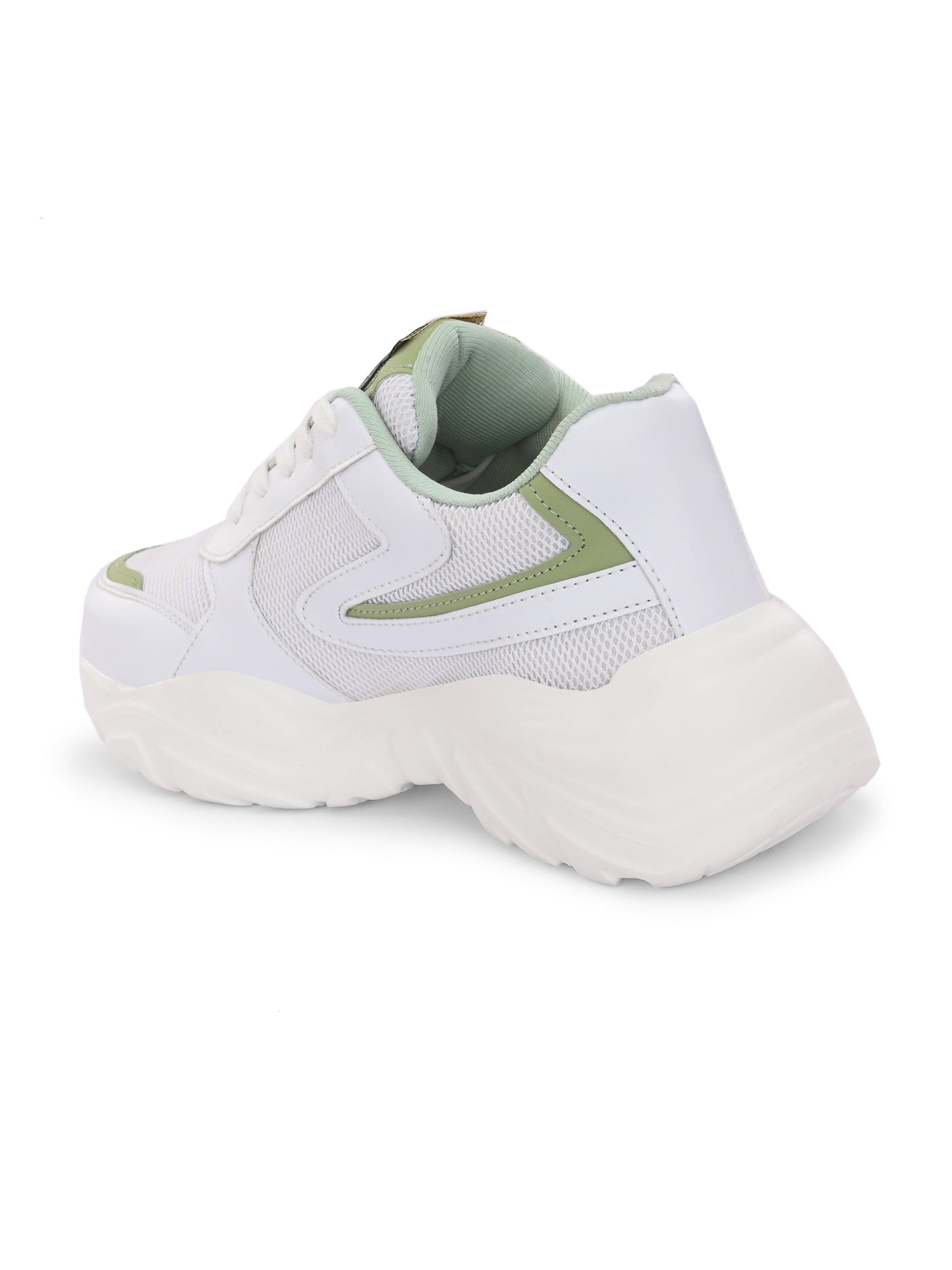 Women Solid Round Toe Lightweight Sneakers-10