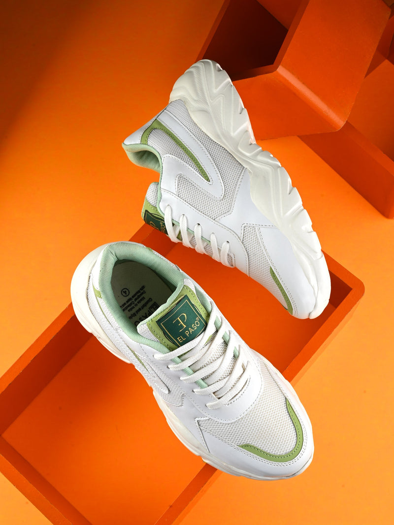 Women Solid Round Toe Lightweight Sneakers-12
