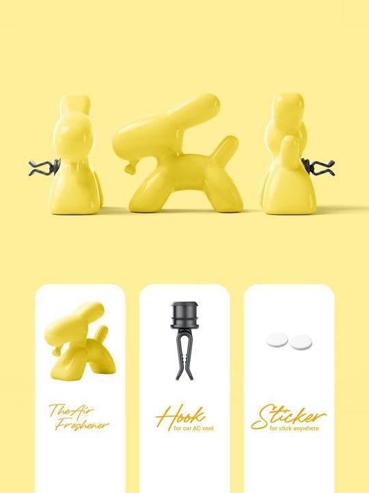 Happy Dog Air Freshener - monfiora - Monfiora