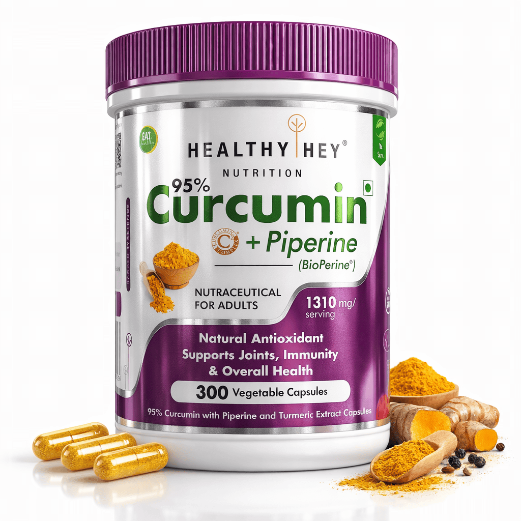 Curcumin with Bioperine (Piperine) 1310mg, Natural Antioxidant help reduce inflammation & Pain (Ultra Pure) with Piperine