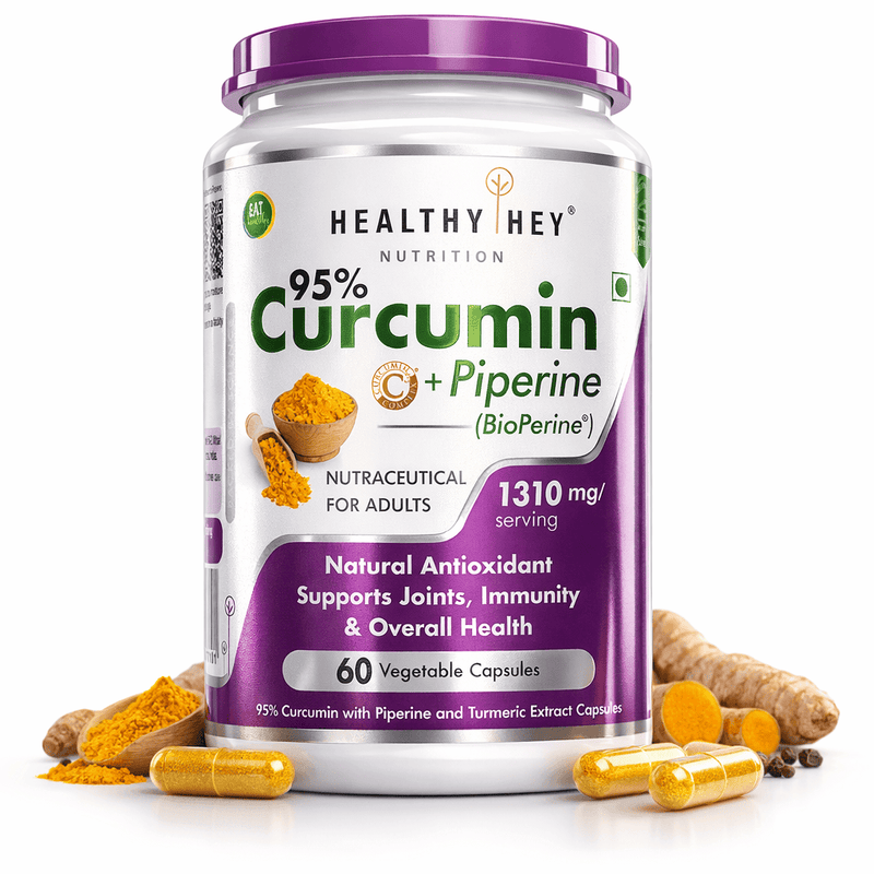 Curcumin with Bioperine (Piperine) 1310mg, Natural Antioxidant help reduce inflammation & Pain (Ultra Pure) with Piperine