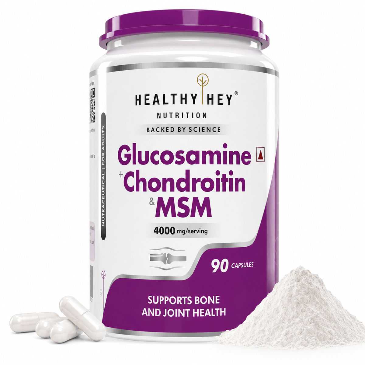 Double Strength Glucosamine Chondroitin and MSM, Support Bone & joint Health for Cartilage; Joint and Bone