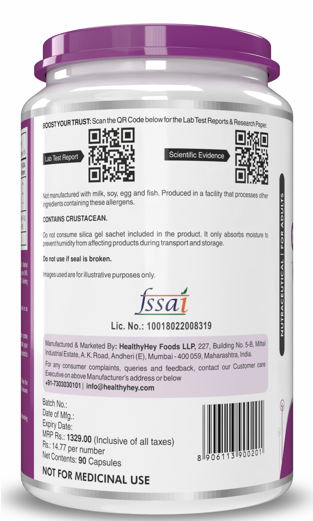 Double Strength Glucosamine Chondroitin and MSM, Support Bone & joint Health for Cartilage; Joint and Bone
