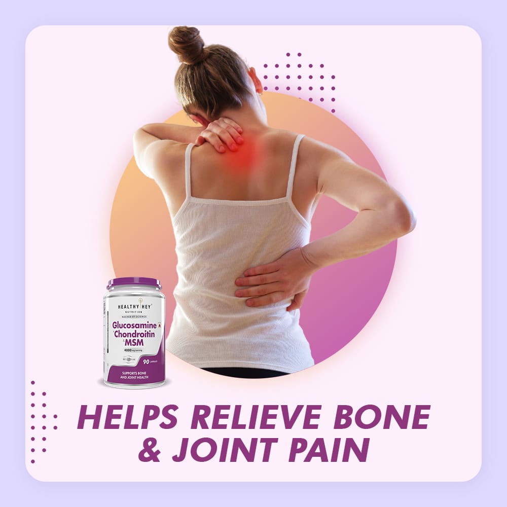 Double Strength Glucosamine Chondroitin and MSM, Support Bone & joint Health for Cartilage; Joint and Bone