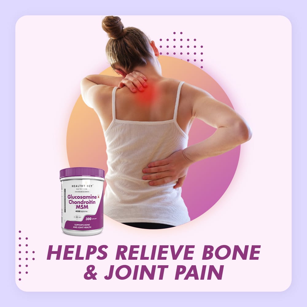 Double Strength Glucosamine Chondroitin and MSM, Support Bone & joint Health for Cartilage; Joint and Bone
