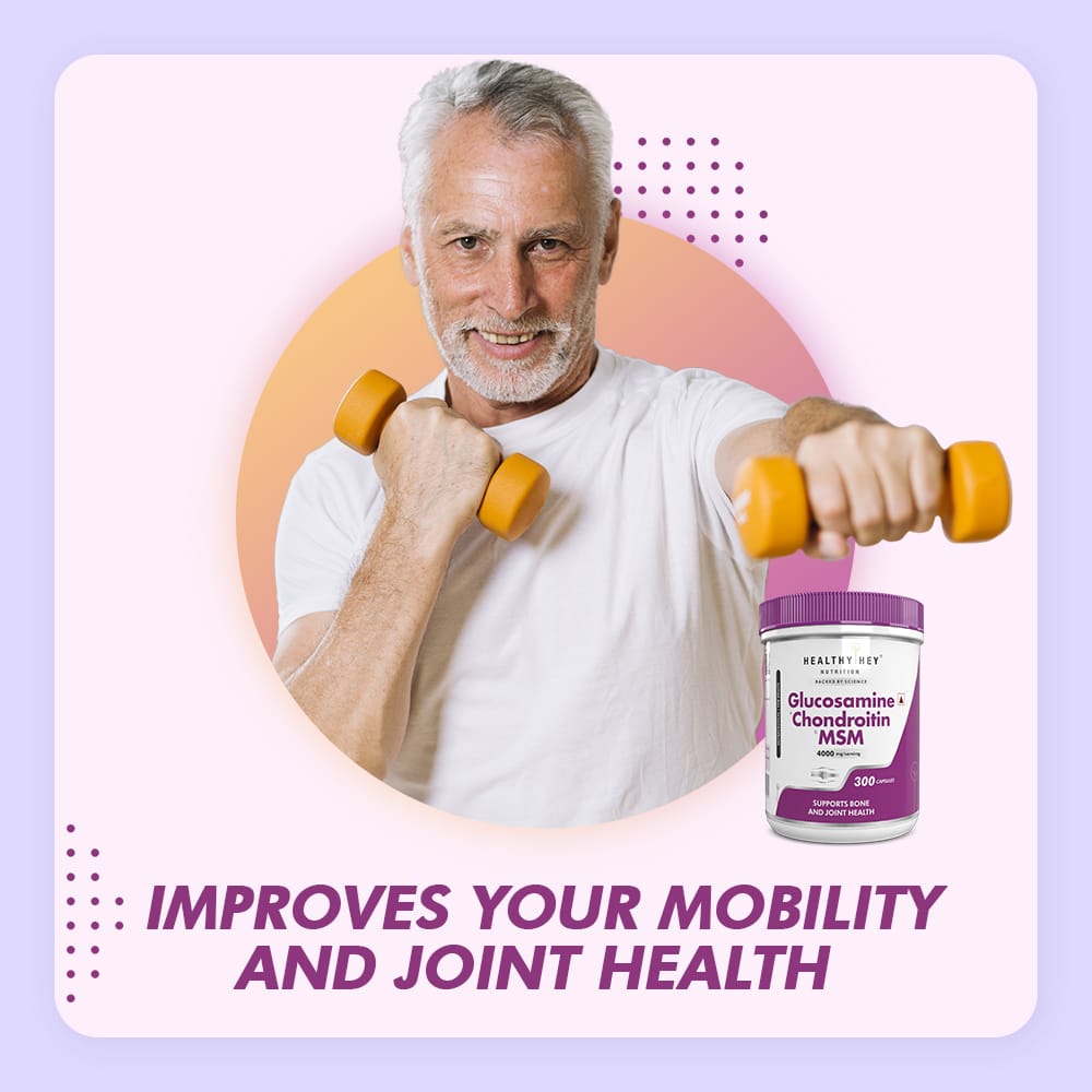 Double Strength Glucosamine Chondroitin and MSM, Support Bone & joint Health for Cartilage; Joint and Bone