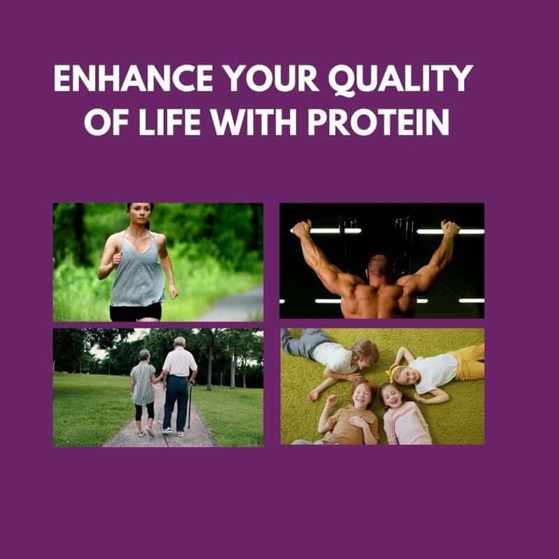 100% Egg White Protein Low in Purine - Instant Mix - 80% Protein - Non GMO & Lactose Free