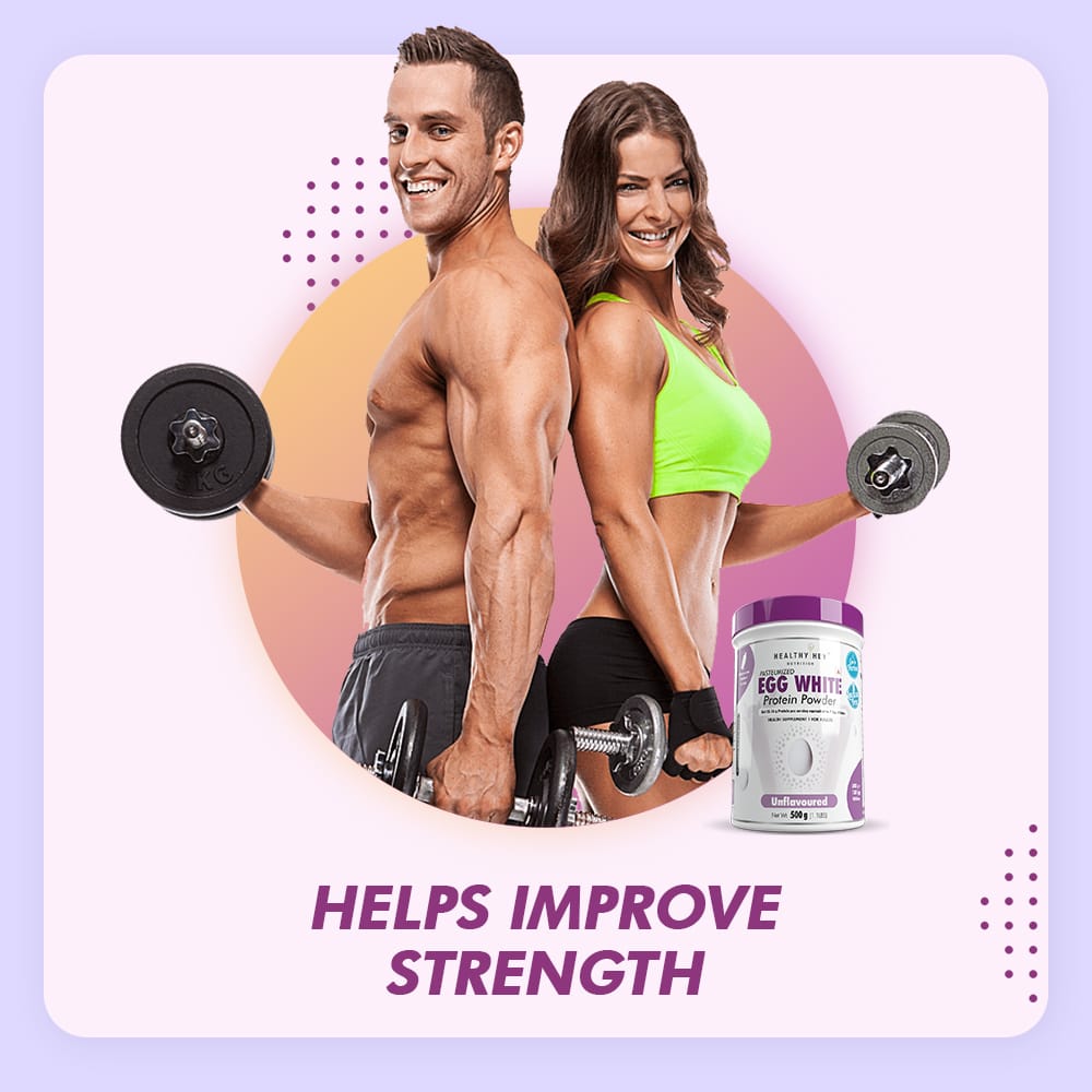 100% Egg White Protein Low in Purine - Instant Mix - 80% Protein - Non GMO & Lactose Free