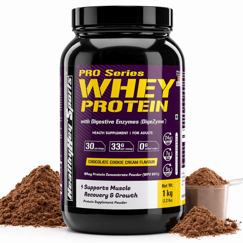 Whey Protein Concentrate - 80% Protein with Digestive Enzymes