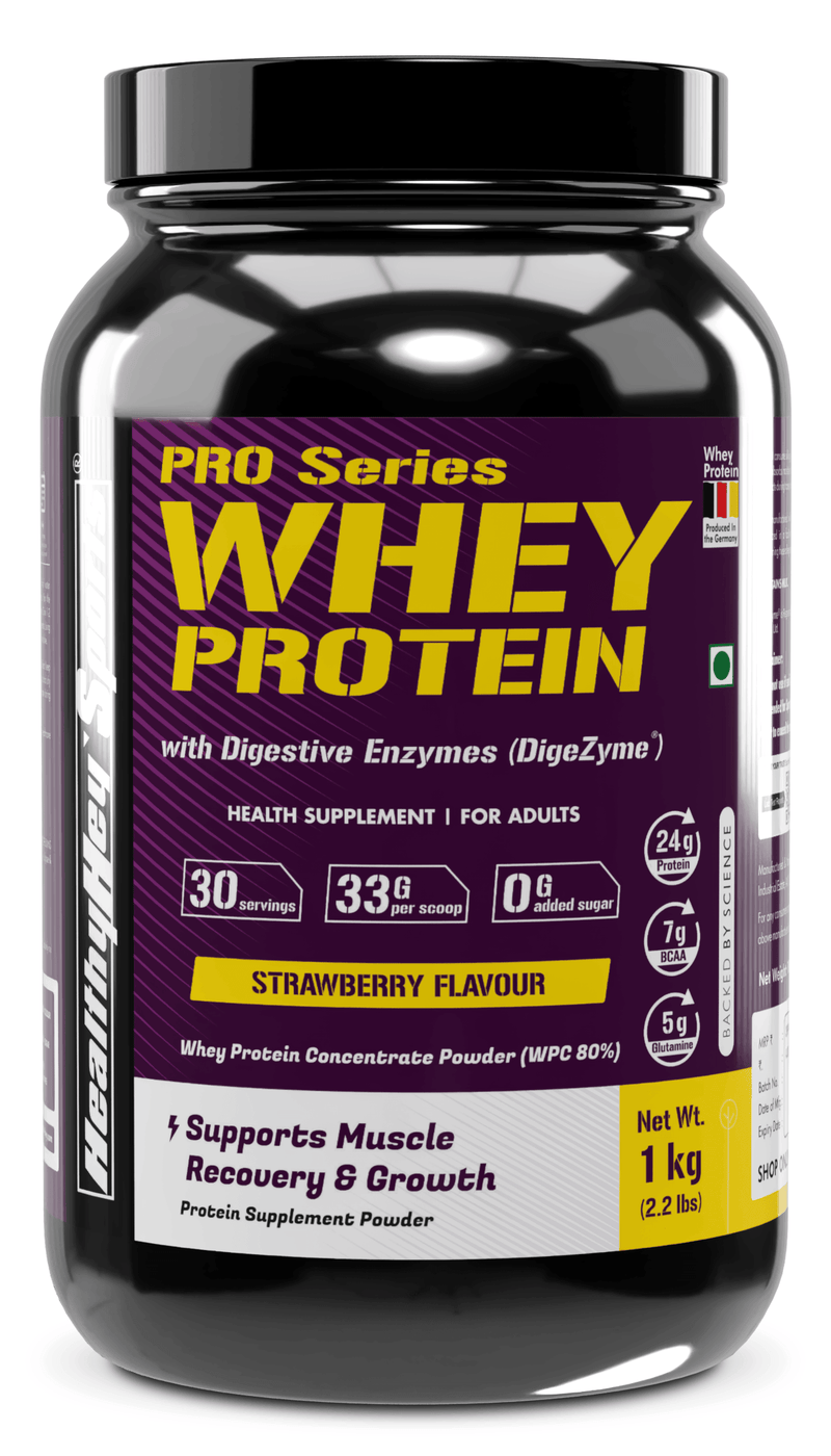 Whey Protein Concentrate - 80% Protein with Digestive Enzymes