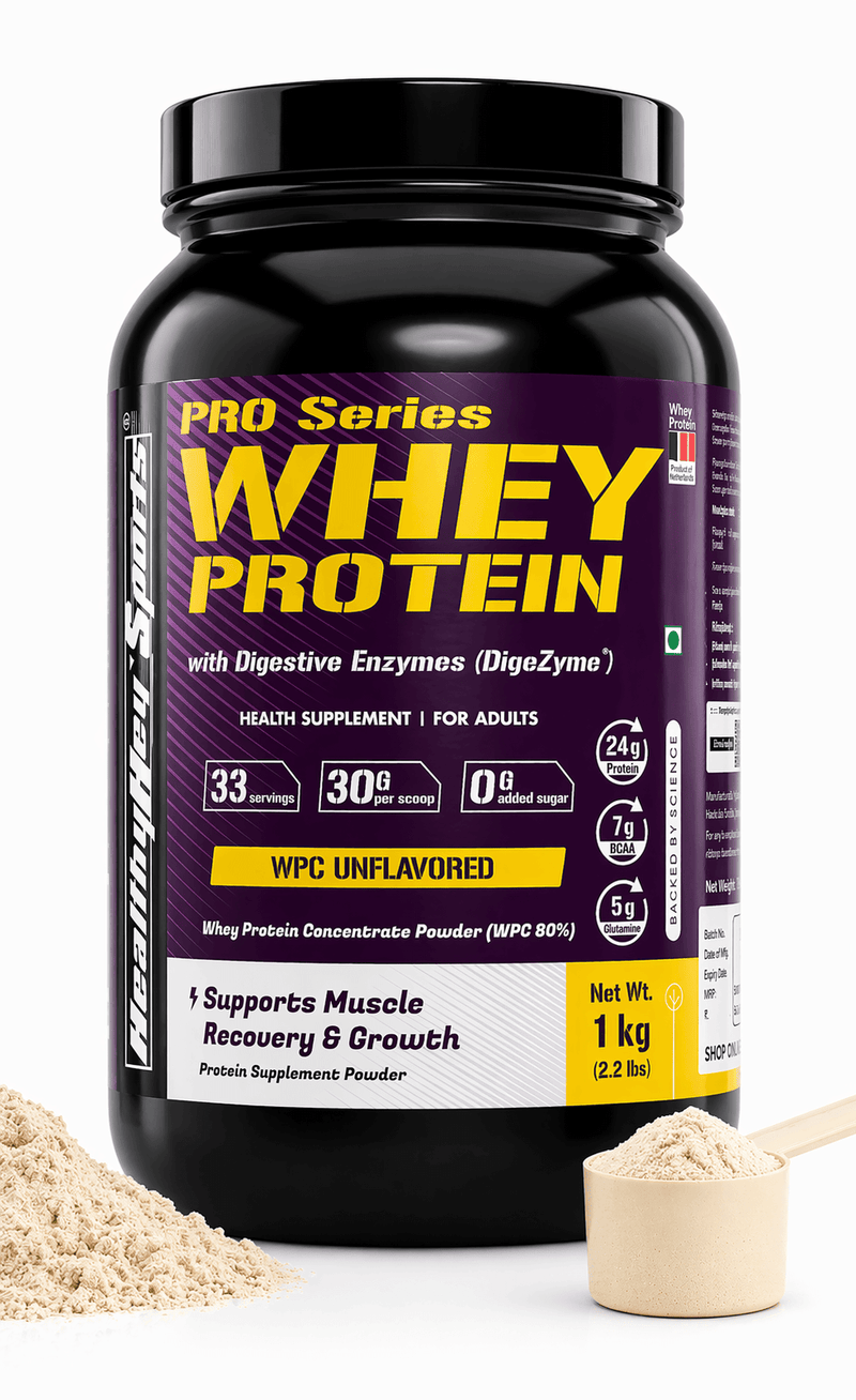 Whey Protein Concentrate - 80% Protein with Digestive Enzymes