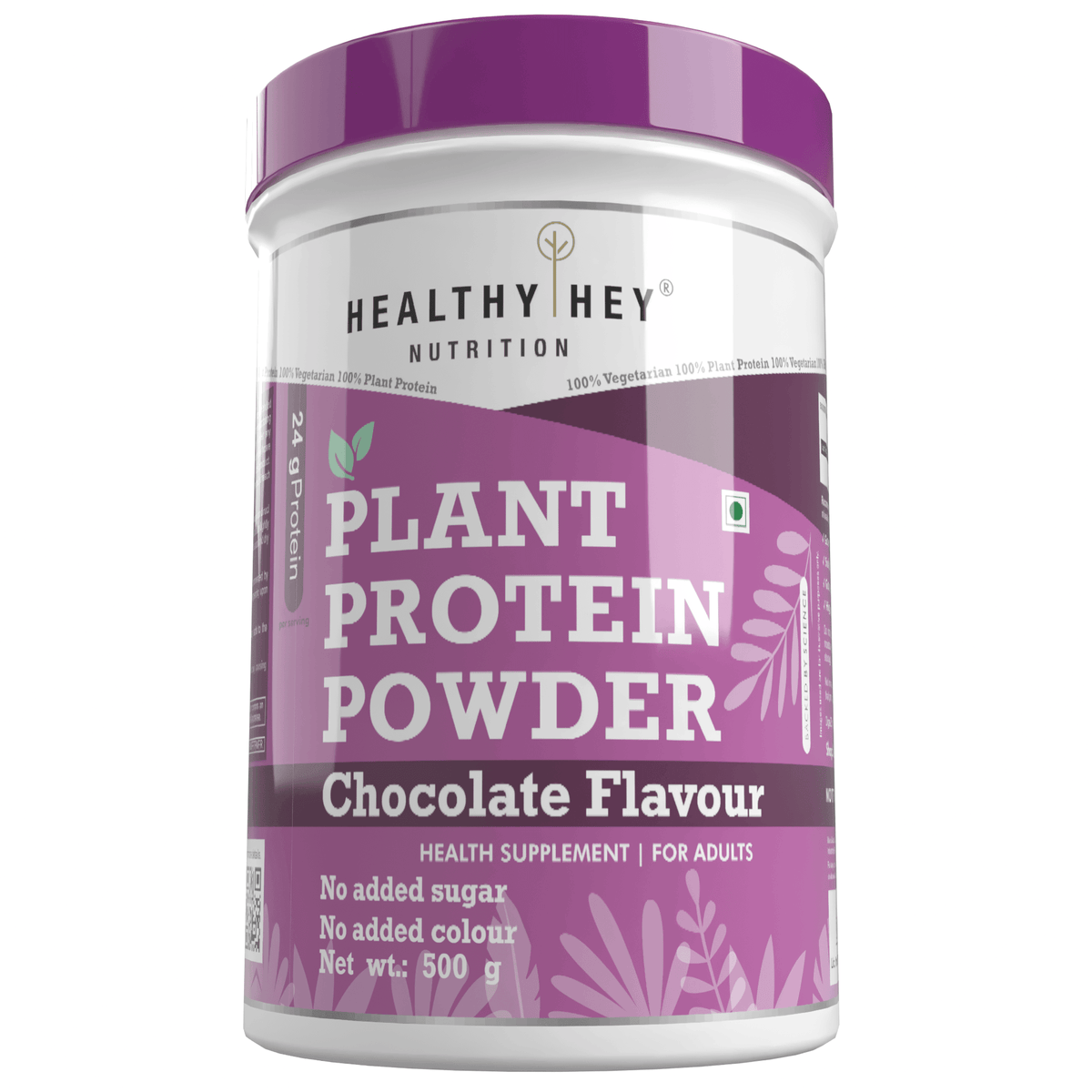 Plant Protein Powder, Protein - Low Net Carbs, Non Dairy, Gluten Free, Lactose Free, No Sugar Added, Soy Free, Non-GMO