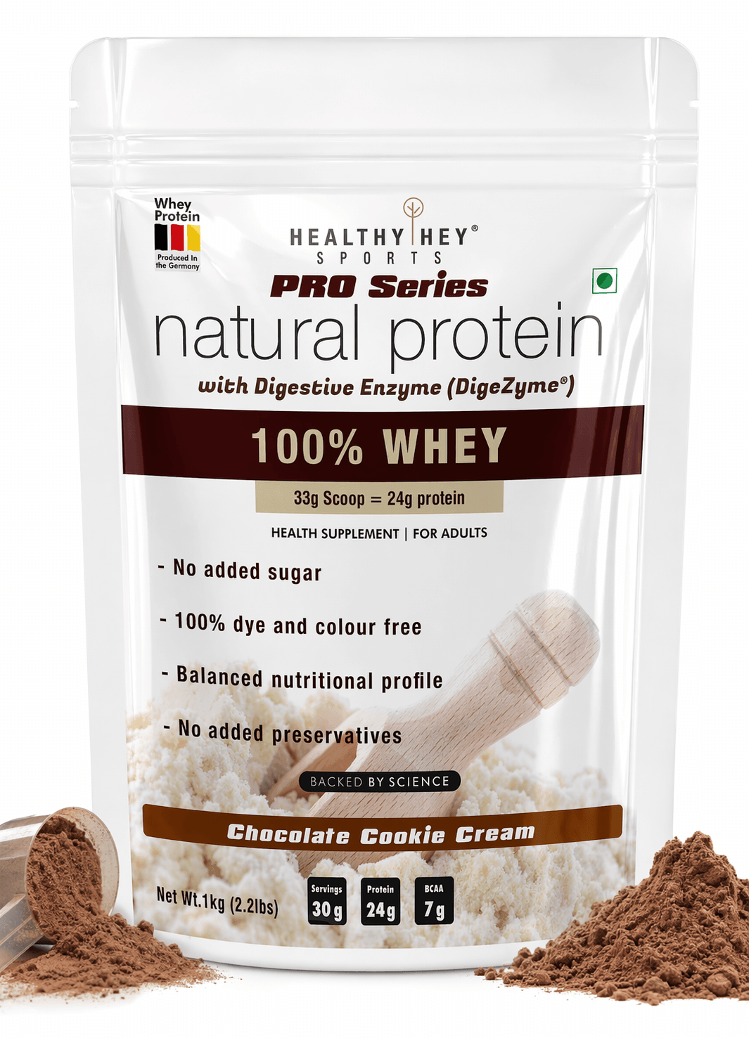 Whey Protein Concentrate - 80% Protein with Digestive Enzymes