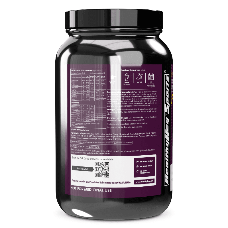 ISO Whey Protein - ISOReal - Sourced from Germany - 90% Protein