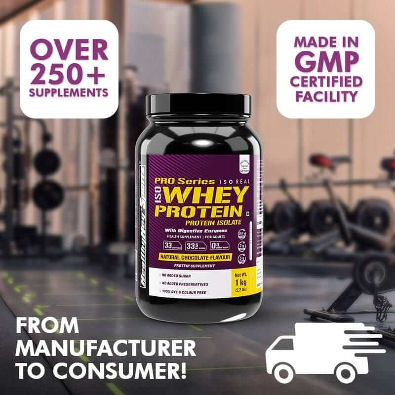 ISO Whey Protein - ISOReal - Sourced from Germany - 90% Protein