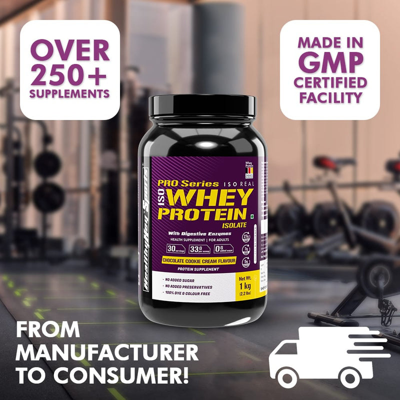 ISO Whey Protein - ISOReal - Sourced from Germany - 90% Protein