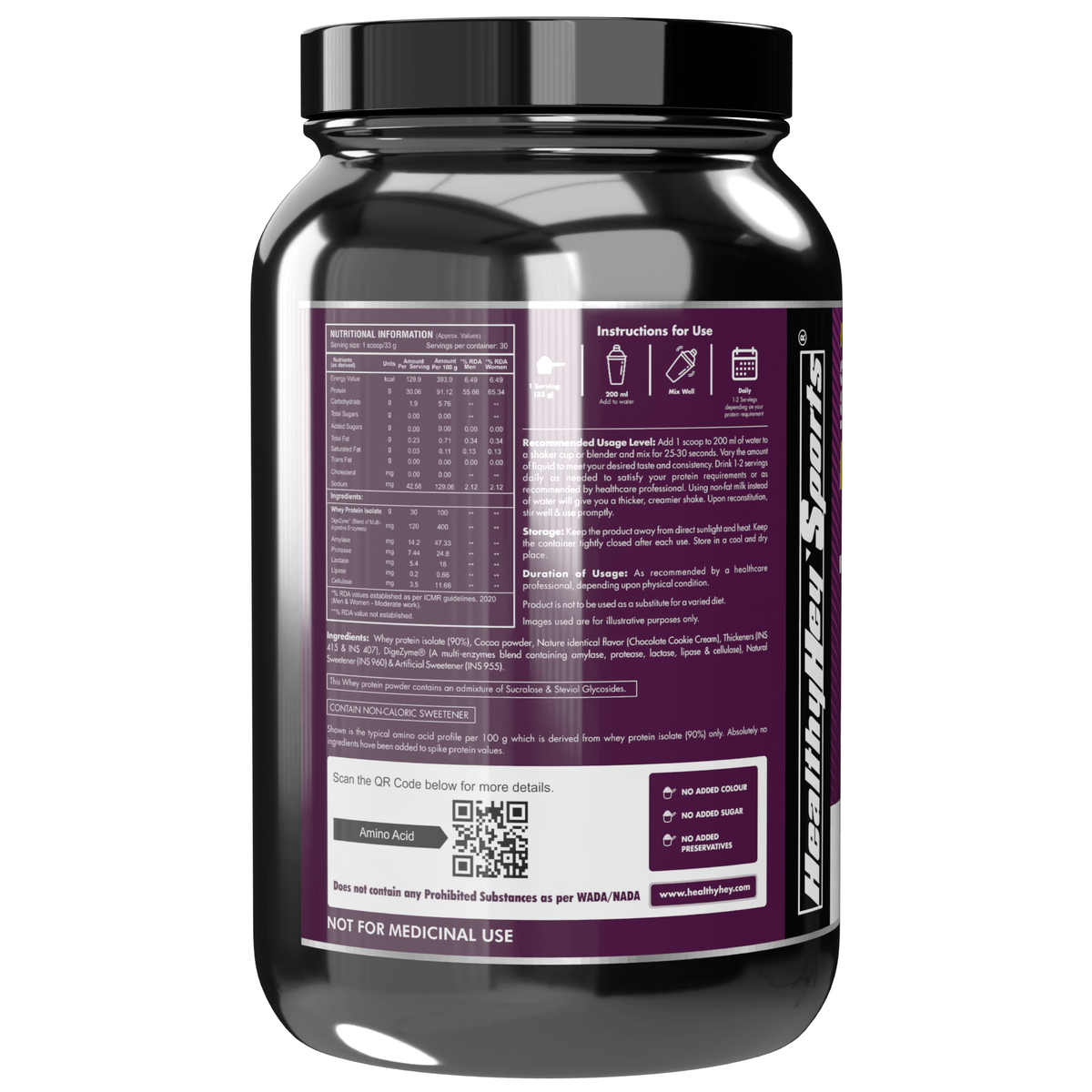 ISO Whey Protein - ISOReal - Sourced from Germany - 90% Protein
