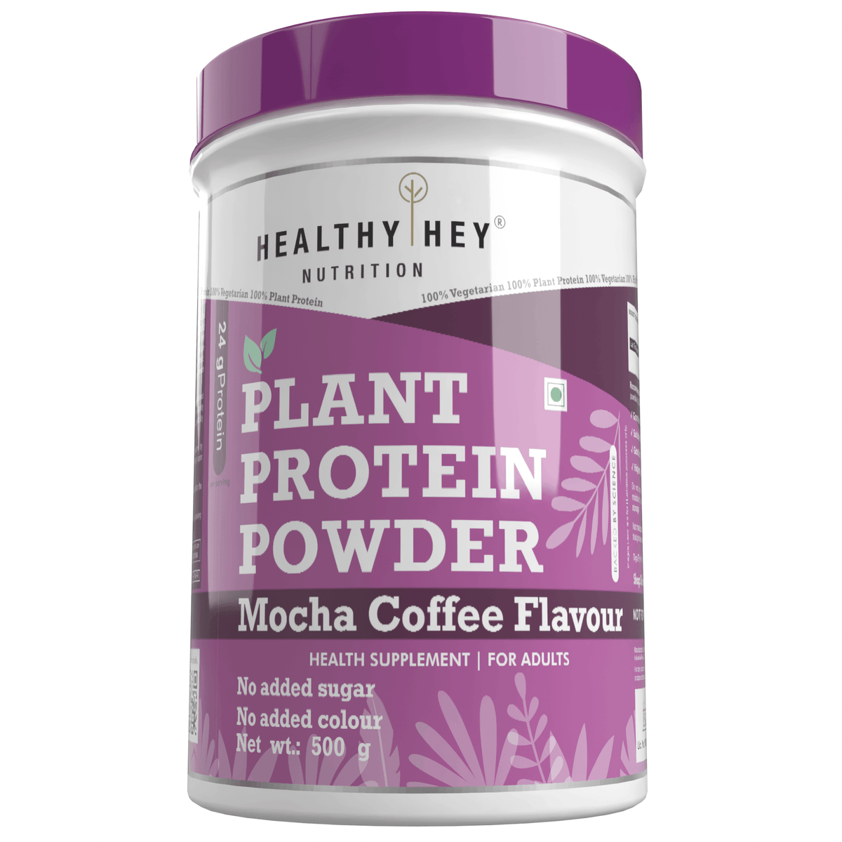 Plant Protein Powder, Protein - Low Net Carbs, Non Dairy, Gluten Free, Lactose Free, No Sugar Added, Soy Free, Non-GMO